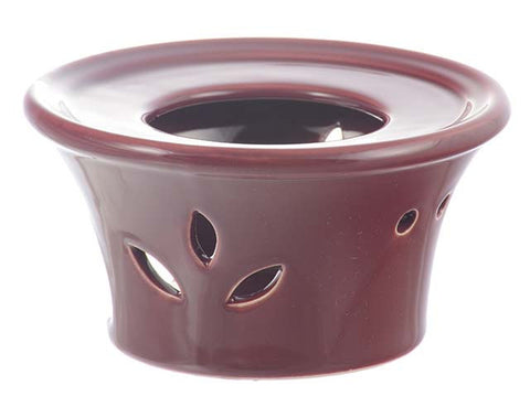 Teapot Warmer: Ceramic Warmer - Burgundy