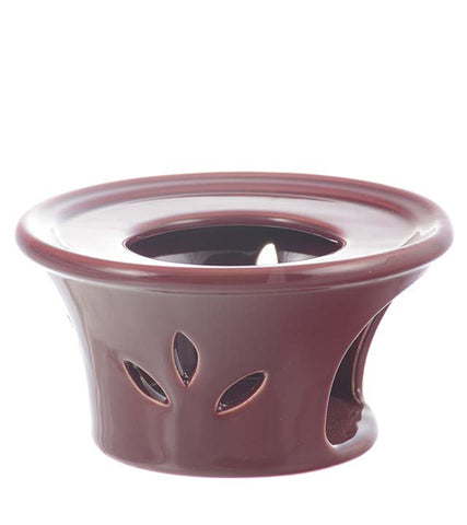 Teapot Warmer: Ceramic Warmer - Burgundy