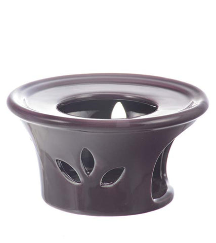 Teapot Warmer: Ceramic Warmer - Plum Purple