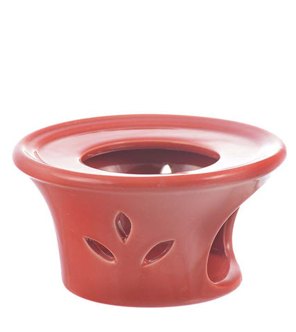 Teapot Warmer: Ceramic Warmer - Red