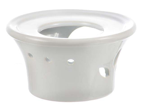 Teapot Warmer: Ceramic Warmer - White