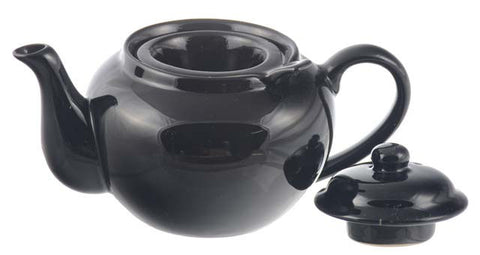 Infuser Teapot: Dominion Teapot with Infuser - Black, 710ml/24 fl. oz