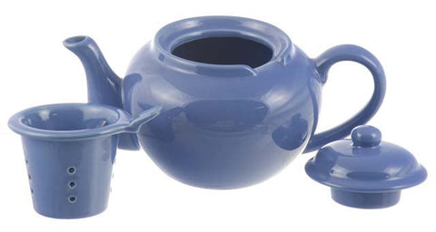 Infuser Teapot: Dominion Teapot with Infuser - Blue, 710ml/24 fl. oz