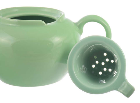 Infuser Teapot: Dominion Teapot with Infuser - Sea Foam Green, 710ml/24 fl. oz