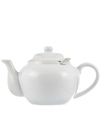 Infuser Teapot: Dominion Teapot with Infuser - White, 710ml/24 fl. oz