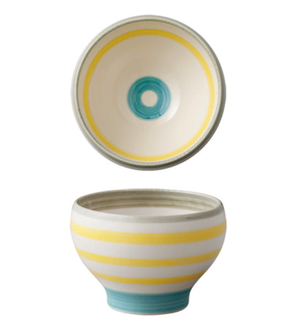 Glassware: KINTO E-Tone Bowl - Yellow, 12.5cm x 8.5cm