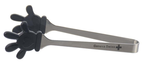 Parts & Accessories: Geneva Swiss Hand Shaped Sugar Tongs - Black