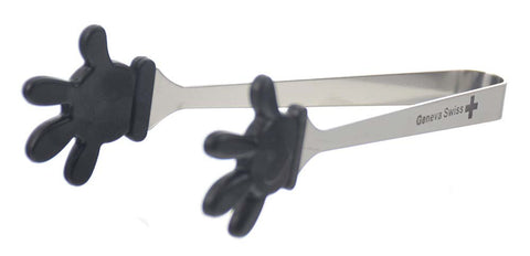 Parts & Accessories: Geneva Swiss Hand Shaped Sugar Tongs - Black