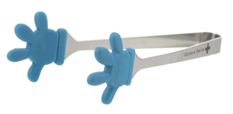 Parts & Accessories: Geneva Swiss Hand Shaped Sugar Tongs - Blue