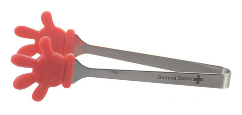 Parts & Accessories: Geneva Swiss Hand Shaped Sugar Tongs - Red