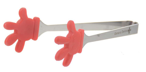 Parts & Accessories: Geneva Swiss Hand Shaped Sugar Tongs - Red