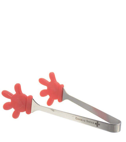 Parts & Accessories: Geneva Swiss Hand Shaped Sugar Tongs - Red