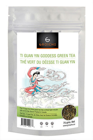 Green Tea: Ti Guan Yin Goddess - loose leaf, 75 grams