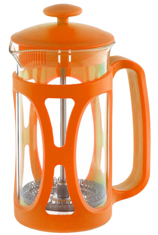 French Press: GROSCHE Basel - Orange, available in 2 sizes