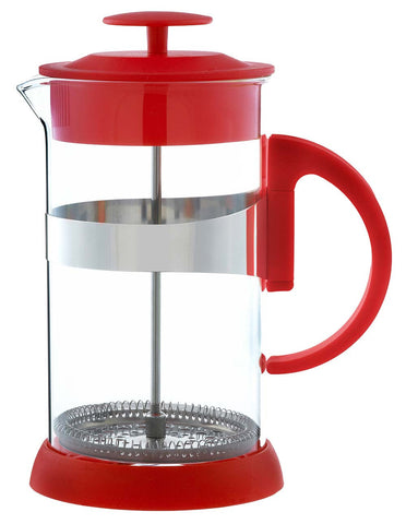 French Press: GROSCHE Zurich - Red,  available in 2 sizes, 8 cup and 3 cup