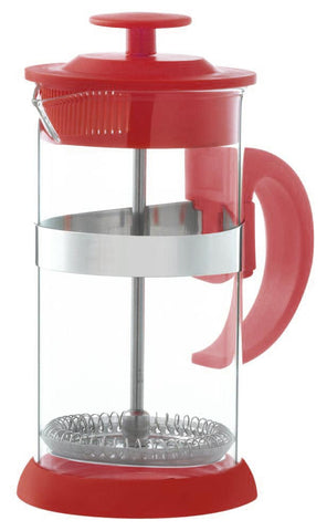 French Press: GROSCHE Zurich - Red, 1000ml/34 fl. oz/8 cup - Refurbished