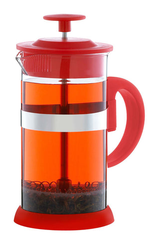 French Press: GROSCHE Zurich - Red,  available in 2 sizes, 8 cup and 3 cup