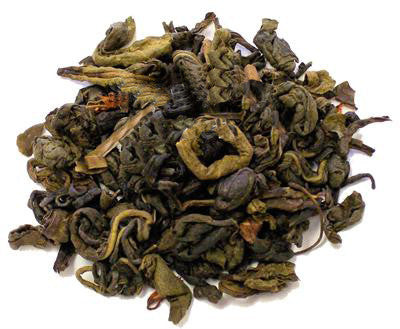 Green Tea: Strawberry - loose leaf, 75 grams
