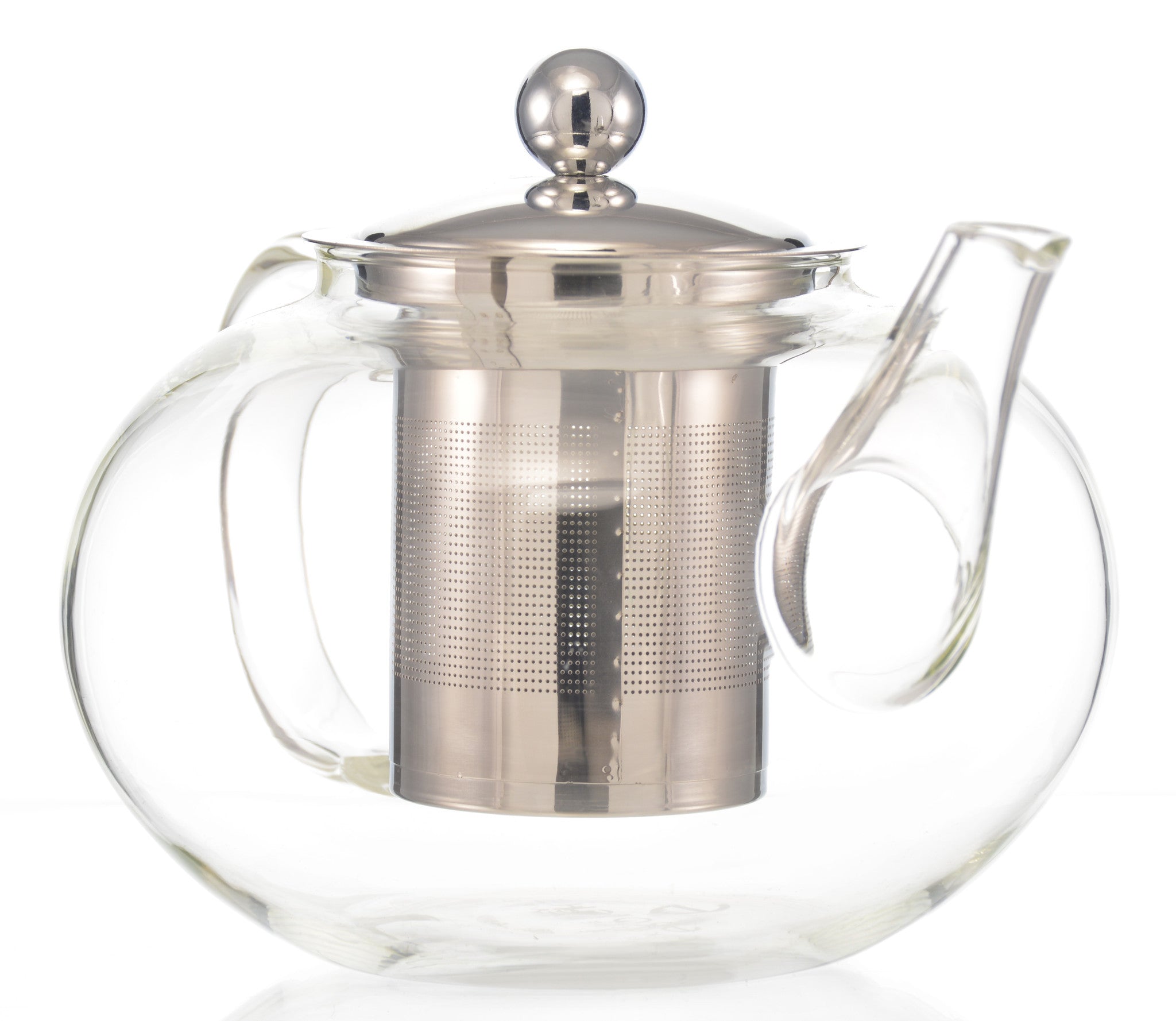 Glass Teapot with Stainless Steel Infuser