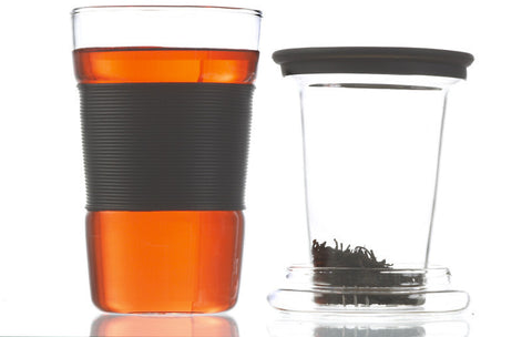 grosche infuz loose leaf  tea infuser glass