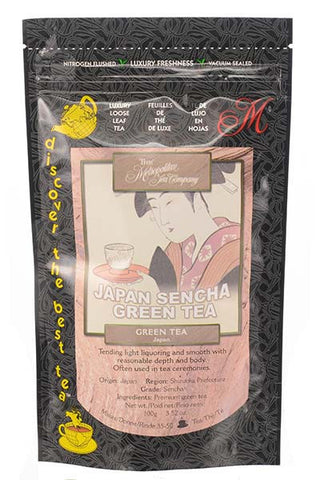 Green Tea: Japan Sencha - loose leaf, 100 grams