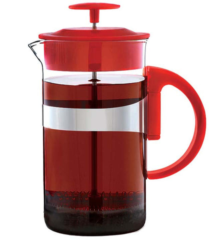 KAFFE MAESTRO Barista Coffee & Tea Press - Red, 350ml/11.8 fl. oz