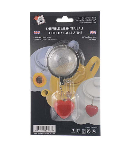 Parts & Accessories: Sheffield Mesh Tea Ball - Heart