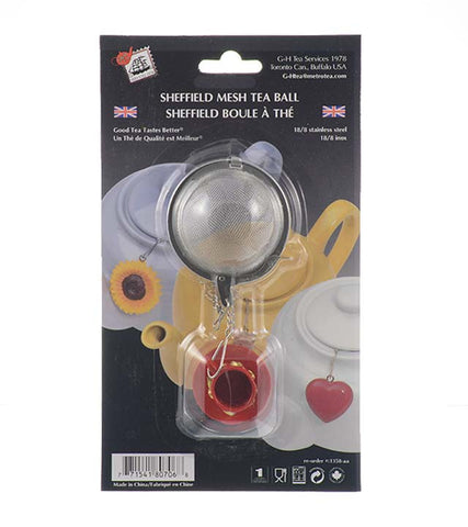 Parts & Accessories: Sheffield Mesh Tea Ball - Red Cup