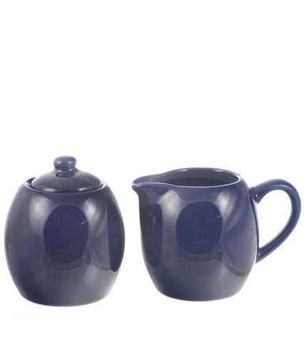 Glassware: Milk & Sugar Set - Blue