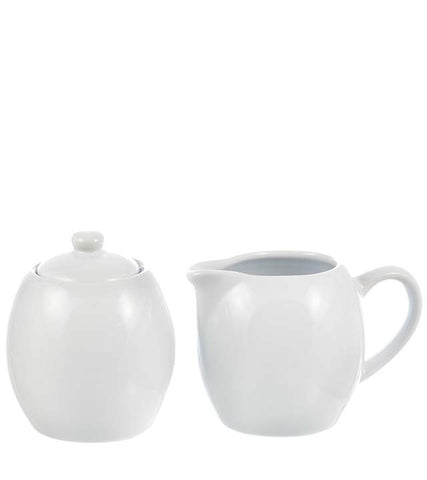 Glassware: Milk & Sugar Set - White