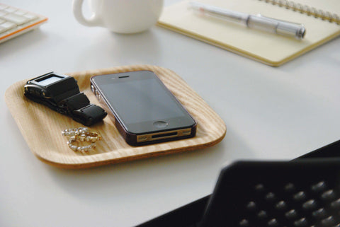 Kitchenware: KINTO Nonslip Square Tray - Willow, available in 2 sizes