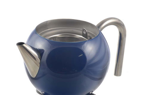 Infuser Teapot: Painted Ladies Teapot - Blue, 775ml/27 fl. oz