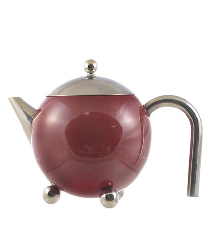 Infuser Teapot: Painted Ladies Teapot - Burgundy, 775ml/27 fl. oz