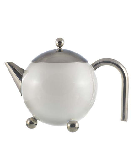 Infuser Teapot: Painted Ladies Teapot - White, 775ml/27 fl. oz