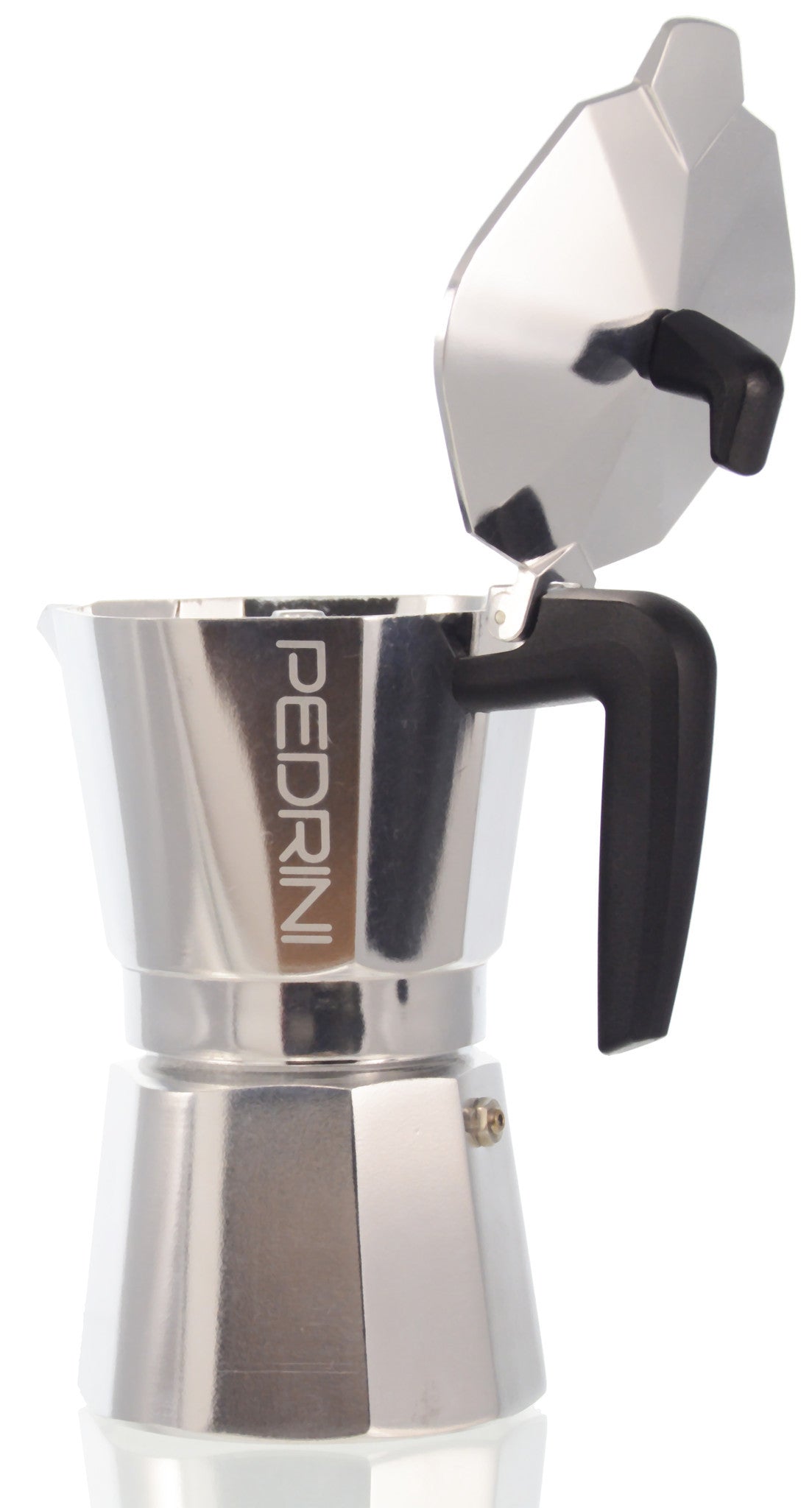 Espresso Coffee Maker Moka Pot PEDRINI ITALY Sei Moka Polished