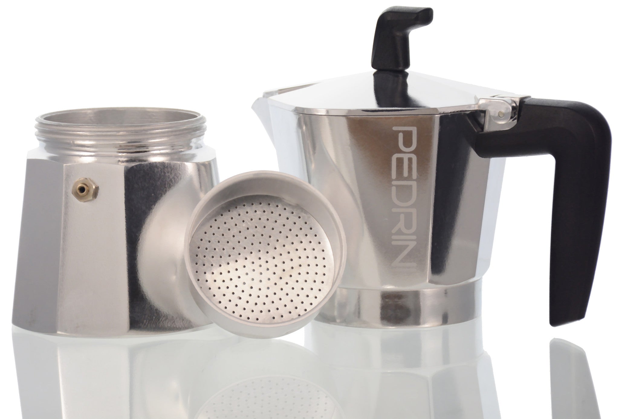 Pedrini Coffee Maker Aluminium Silver – Deco Housewares