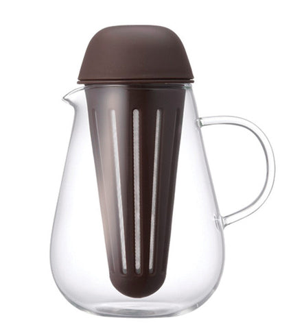 Infuser Teapot: KINTO Pengy - Brown, 720ml/24.4 fl. oz