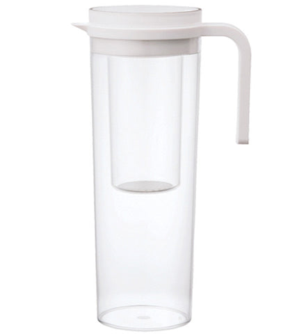 Iced Tea Pitcher: KINTO Plug - White, 1200ml/41 fl. oz