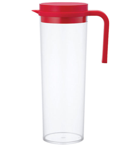 Water Pitcher: KINTO Plug - Red, 1200ml/41 fl. oz