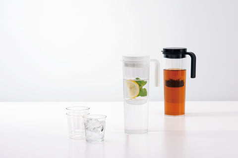 Iced Tea Pitcher: KINTO Plug - Black, 1200ml/41 fl. oz