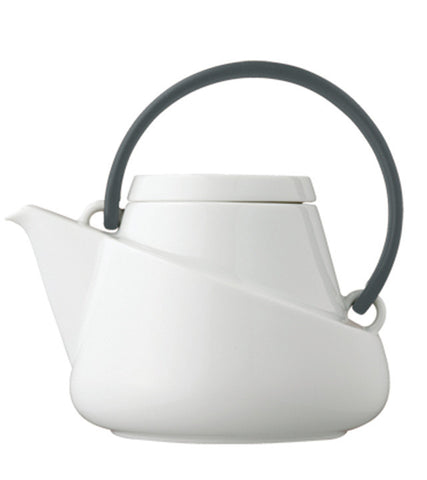 Infuser Teapot: KINTO Ridge - Black, available in 2 sizes