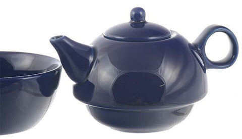 Teapot: 1 Cup Tea 4 Me Teapot - Blue, 286ml/9.7 fl. oz