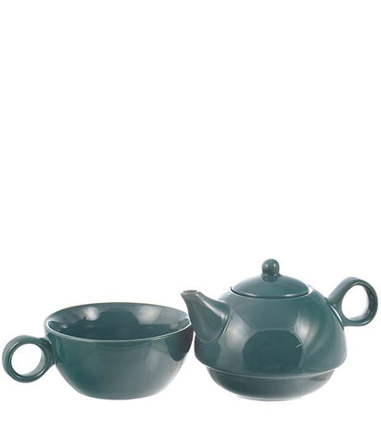 Teapot: 1 Cup Tea 4 Me Teapot - Green, 286ml/9.7 fl. oz