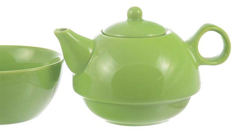 Teapot: 1 Cup Tea 4 Me Teapot - Lime, 286ml/9.7 fl. oz