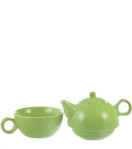 Teapot: 1 Cup Tea 4 Me Teapot - Lime, 286ml/9.7 fl. oz