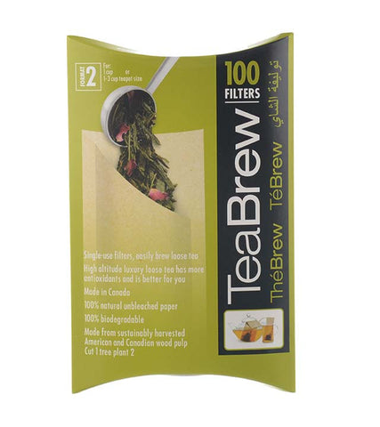 Parts & Accessories: Tea Brew Tea Filter - 100 filters, 2-3 cup teapot