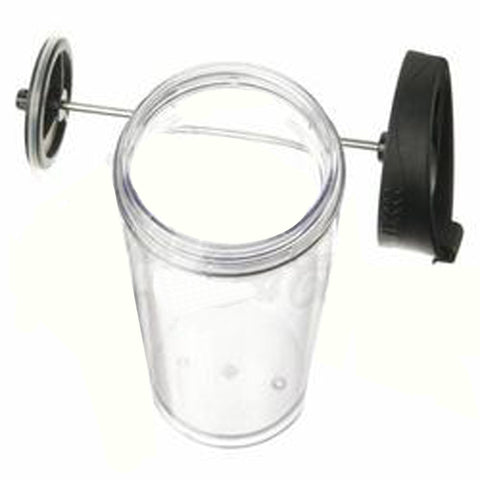 French Press Mug: Travel - Black, 450 ml/15 fl. oz