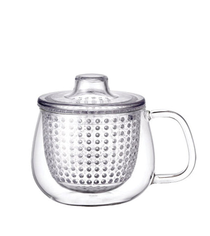 Infuser Tea Mug: KINTO Unimug - Clear, available in 3 sizes