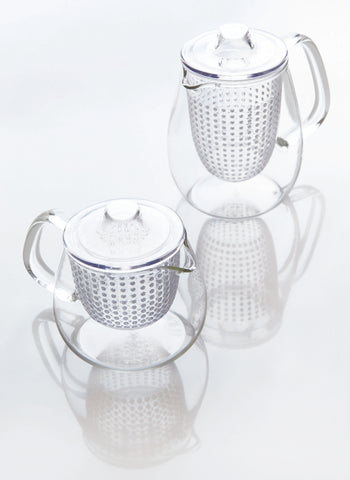 Infuser Tea Mug: KINTO Unimug - Clear, available in 3 sizes